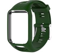 Shieranlee Compatibile per Tomtom Watch, Silicone Waterproof Breathable Sport Silicone Band per Tomtom Runner 2/ Runner 3/ Spark/Golfer 2 Sports GPS Running Smartwatch