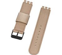 Shieranlee Compatible con Swatch strap(17mm 19mm 20mm 22mm),Morbido Ricambio Sportivi Nylon Band con Chiusura Regolabile