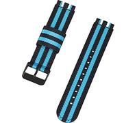 Shieranlee Compatible con Swatch strap(17mm 19mm 20mm 22mm),Morbido Ricambio Sportivi Nylon Band con Chiusura Regolabile