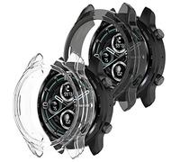 Shieranlee Custodia Compatibile per TicWatch PRO 3, Antiurto e Resistente alla frantumazione Protettivo Cornice in TPU Pieno Cover