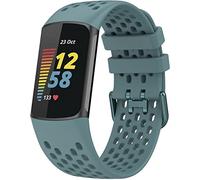 Shieranlee Fitbit Charge 6 Strap,Cinturino di Ricambio Compatibile con Orologio Fitbit Charge 5, Charge 6in Silicone, Resistente alla Caduta