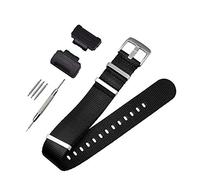 Shieranlee Nato Nylon Cinturino Compatibile con Casio G-Shock GA-110 120 GA-400 GD-100 DW-5600 GLS-8900 Canvas Men Bracelet Band Black Adapters