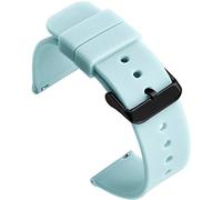 Shieranlee Silicone 14MM Cinturino Orologio in Silicone, Sgancio Rapido Ricambio