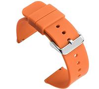 Shieranlee Silicone 16MM Cinturino Sgancio Rapido Ricambio per for Fossil Q Accomplice,Carlie, Harper, Neely; Moto 360 2nd Gen Women's 42mm,Huawei B5
