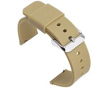 Shieranlee Silicone 16MM Cinturino Sgancio Rapido Ricambio per for Fossil Q Accomplice,Carlie, Harper, Neely; Moto 360 2nd Gen Women's 42mm,Huawei B5
