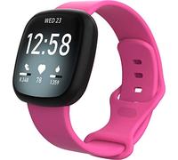 Shieranlee Versa 3 Cinturino,Morbida Sportivo Cinturino in Silicone per Donna Uomo Compatibile con Fitbit Versa 3 / Fitbit Sense - Non per Versa/Versa 2