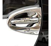 SHIFENG Compatibile con Smart 451 modello Fortwo 2009 2010 2011 2012 2013 2014 2015 304 in acciaio inox auto maniglie esterne rivestimento accessori (argento lucido)