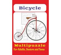 Shift Gears & Sharpen Your Mind: The Bicycle Multipuzzle Book: 60 Word Search, Crossword & Sudoku Puzzles for Cyclists or Fans | Relaxing entertainment for Adults, Seniors, Teens