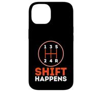 Shift Happens - Divertenti appassionati di auto umoristiche Custodia per iPhone 14