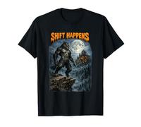 Shift Happens- Maglietta trasformazione Lupo Mannaro Halloween Maglietta