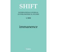 Shift. International journal of philosophical studies (2018). Vol. 1 - Esp...
