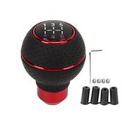 Shift Knob 5 Speed M8 M10 M11 M12 | Aluminum Car Manual Gear (Red)