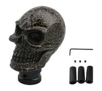 Shift Knob, Manual Gear Stick Handle, Resin Skeleton Shifter Decoration, Transmission Knob for Car Truck Minivan Interior Horror Styling Road Trip Use, Yellow, Gray, Black