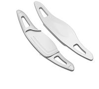 Shift Paddle Volante Auto Compatibile Con Alfa Per Romeo Per Giulietta 2011-2020 Per MiTo 2010-2019 Paddle Al Volante Per Auto Estensione Comandi Adesivi(Silver)