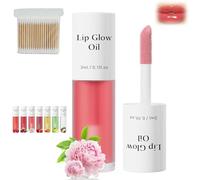 Shiftalter Tinted Lip Glow Oil, Long-Lasting Shiny Fruit Flavor Lip Glossy, Clear Glossy Lip Glow Oil,Keep Shiny All Day with Waterproof (03#)