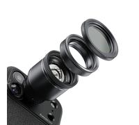 ShiftCam LensUltra - Teleobiettivo super zoom da 240 mm per iPhone e Android, teleobiettivo da 240 mm + 4 convertitori macro + 3 filtri, sistema completo a lungo raggio + close-up per fotografia di