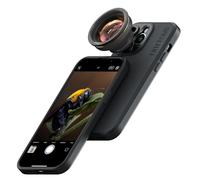 Shiftcam Obiettivo macro a lungo raggio 75 mm, ingrandimento 10x, focalizzazione 70-100 mm, perfetto per fotografie ravvicinate, profondità di campo straordinaria