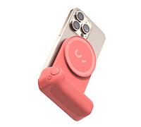 ShiftCam SnapGrip - Impugnatura per batteria mobile con pulsante di scatto wireless - Montaggio magnetico si attacca a qualsiasi telefono - Powerbank integrato con ricarica wireless Qi
