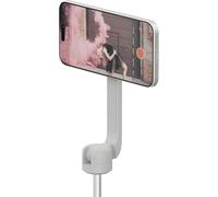 ShiftCam SnapStand Max - Bastone magnetico per selfie e treppiede, compatto, pieghevole ed estensibile, con testa inclinabile e telecomando Bluetooth magnetico (pietra, snapstand max)