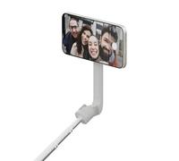 ShiftCam SnapStand Selfie - Bastone Selfie magnetico e treppiede - Compatto, pieghevole ed estensibile con testa inclinabile e telecomando Bluetooth magnetico (pietra, selfie Snapstand)