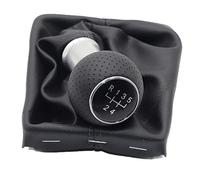 Shifter Testa Copertura Bagagliaio della Leva Pomello Cambio 'Automobile in Pelle Cromata per A3 S3 8P per La Linea S per Gli Accessori della Decorazione Sportback Pomello Cambio Marce(5 Speed Set)