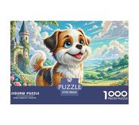 Shih Tzu 1000 Pezzi Puzzle Gioco Educativo Creativo Pet Dog Jigsaw Puzzles Gioco Di Sfida Unica Per Regali Di Viaggio, Presente 38x26cm/1000pcs