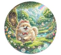Shih Tzu 1000 Pieces Jigsaw Puzzles For Adults Family Challenge Toys Stress Relieving Entertainment Cultivate The Spirit of Teamwork For Adults Gifts 1000pcs (67.5x67.5cm)