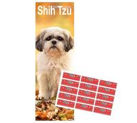 Shih Tzu - Calendario sottile 2025, motivo: razza di cani con adesivi organizzativi