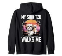 Shih Tzu Cane Felpa con Cappuccio