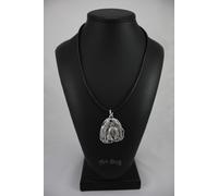 Shih Tzu - collana rivestita d’argento, alta qualità Art Dog IT