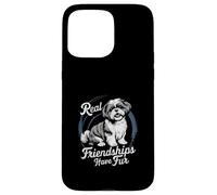 Shih tzu con un bel detto Custodia per iPhone 15 Pro Max