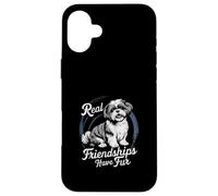 Shih tzu con un bel detto Custodia per iPhone 16 Plus