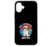 Shih tzu con un bel detto Custodia per iPhone 16 Plus