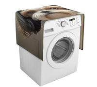 Shih Tzu Copertura per lavatrice con tasche portaoggetti per lavatrice e asciugatrice, copertura antipolvere 137,9 x 52,1 cm, per frigorifero e cucina, decorazione per la casa
