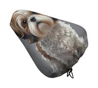 Shih Tzu - Coprisedile per bicicletta per cani, impermeabile, con coulisse, per pioggia, neve, polvere, per città, mountain bike, bici da strada