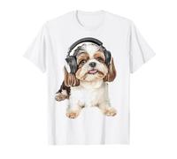 Shih Tzu - Cuffia con motivo cane Shih Tzu Maglietta