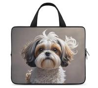 Shih Tzu - Custodia protettiva per computer portatile da 15 pollici, per viaggi d'affari e viaggi, borsa per laptop o tablet