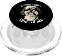Shih Tzu Dad Cool Dog con occhiali da sole da uomo PopSockets PopGrip per MagSafe