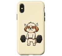 Shih Tzu - Deadlift per cani, per ratti e amanti degli animali, per uomini e donne Custodia per iPhone X/XS