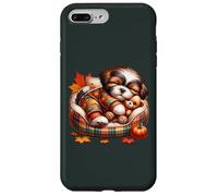 Shih Tzu Dog Mom Graphic For Fall Women Cute Autumn Sleep Custodia per iPhone 7 Plus/8 Plus