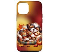 Shih Tzu Fall Decor For Maltese Mom And Autumn Puppy Lover Custodia per iPhone 12/12 Pro
