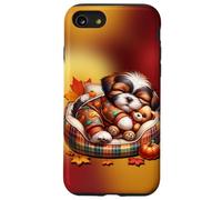 Shih Tzu Fall Decor For Maltese Mom And Autumn Puppy Lover Custodia per iPhone SE (2020) / 7/8