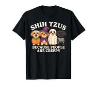 Shih Tzu Halloween perché Le Persone Sono inquietanti Maglietta