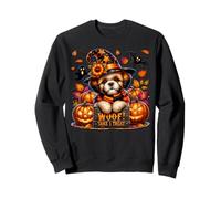 Shih Tzu Halloween Pumpkin Ghost And Bat for Shih Tzu Mom Felpa