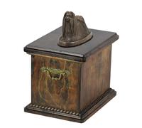 Shih Tzu Holzurne Con Una Statua Art-Dog