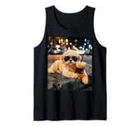Shih Tzu Iced Coffee Late Night Chill Dog Lover Apparel Canotta