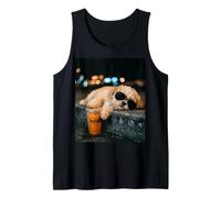 Shih Tzu Iced Coffee Late Night Chill Dog Lover Apparel Canotta