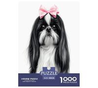 Shih Tzu Jigsaw Puzzle Impossibili 1000 Pezzi Decorazione Per La Casa. Giochi Rilassamento E Intelligence Per Adulti E Ragazzi Da 14 Anni 38x26cm/1000pcs