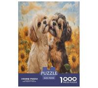 Shih Tzu Jigsaw Puzzle Impossibili 1000 Pezzi Decorazione Per La Casa. Rilassamento E Intelligence Per Adulti E Ragazzi Da 14 Anni 70x50cm/1000pcs