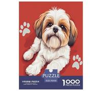 Shih Tzu Jigsaw Puzzle Impossibili 1000 Pezzi Decorazione Per La Casa. Rilassamento E Intelligence Per Adulti E Bambini Da 12 Anni 70x50cm/1000pcs